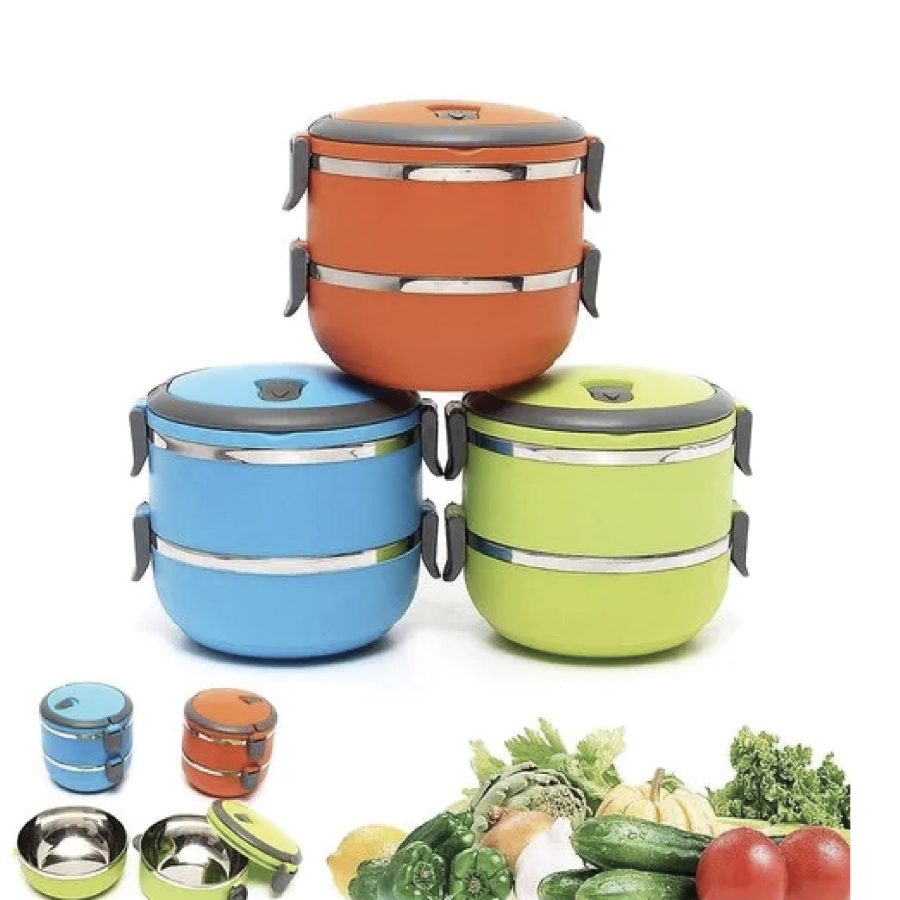 Stainless Steel Lunch Box 2 Tier